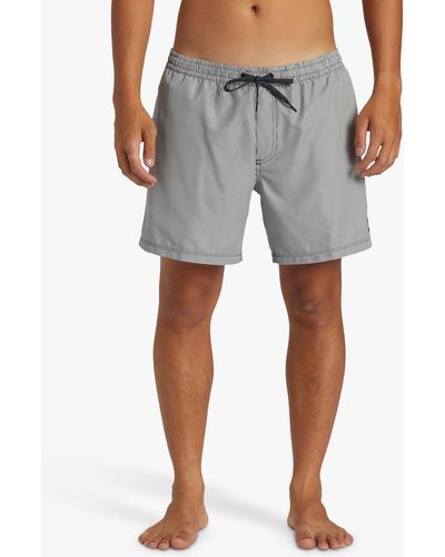 Quiksilver Deluxe Swim Shorts - Grey