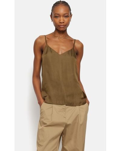 Jigsaw Recycled Satin Camisole - Natural