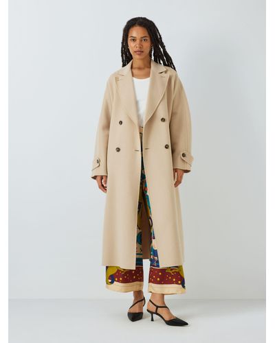Weekend by Maxmara Affetto Wool Blend Coat - Natural