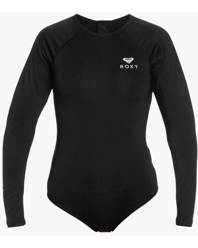 Roxy Long Sleeve Swimsuit - Black