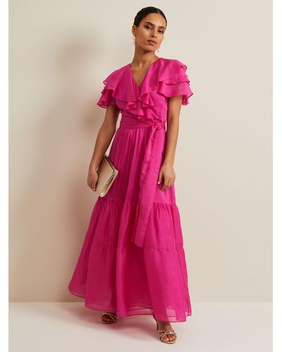 Phase Eight Petite Mabelle Maxi Dress - Pink