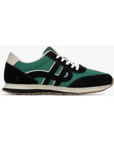 Hush Puppies Seventy8 Suede Trainers - Green