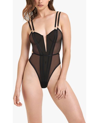 Bluebella Elizabeth Soft Bodysuit - Black