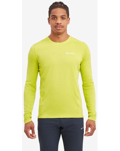 MONTANÉ Dart Recycled Long Sleeve Top - Yellow