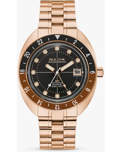 Bulova Oceanographer Bracelet Strap Watch - Metallic