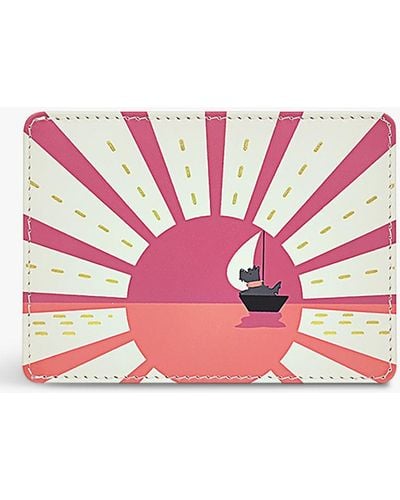 Radley Sailing Into The Sunset Small Travel Cardholder - Pink