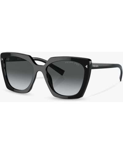 Prada Pr 23zs Polarised Square Sunglasses - Grey
