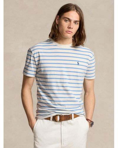 Ralph Lauren Polo Stripe Regular Fit T-shirt - Blue