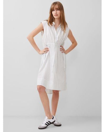 French Connection Rhodes Shirt Dress - White