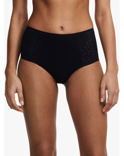 Chantelle Norah Comfort High Waisted Knickers - Black