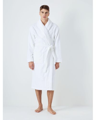 John Lewis Premium Luxury Towelling Robe - White