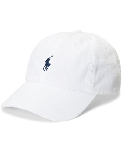 Ralph Lauren Polo Signature Pony Baseball Cap - White