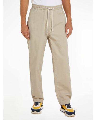 Tommy Hilfiger Tommy Jeans Aiden Tapered Joggers - Natural