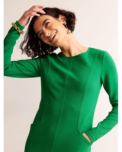 Boden Ellen Ottoman Shift Dress - Green