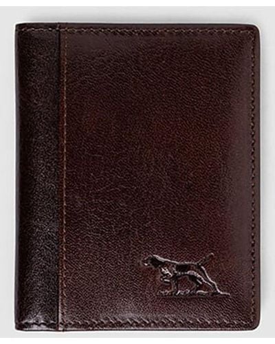 Rodd & Gunn Walton Leather Card Holder - Purple