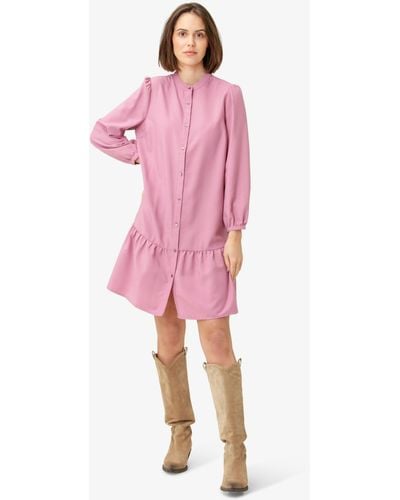 Noa Tilda Shirt Dress - Pink