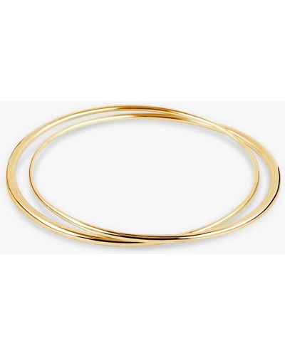 Dinny Hall Signature Interlinked Double Bangle - Natural