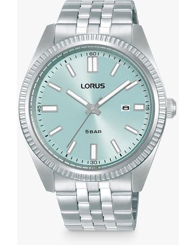 Lorus Heritage Date Bracelet Strap Watch - Blue