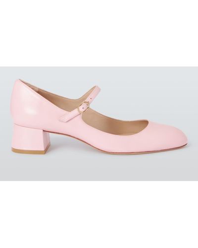 Stuart Weitzman Vivienne Mary Jane Shoes - Pink