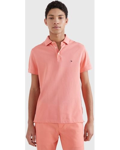 Tommy Hilfiger 1985 Slim Fit Polo Shirt - Pink