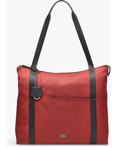 Radley 24/7 Medium Zip Top Shoulder Bag - Red