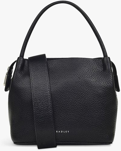 Radley Ivydale Road Leather Grab Bag - Black