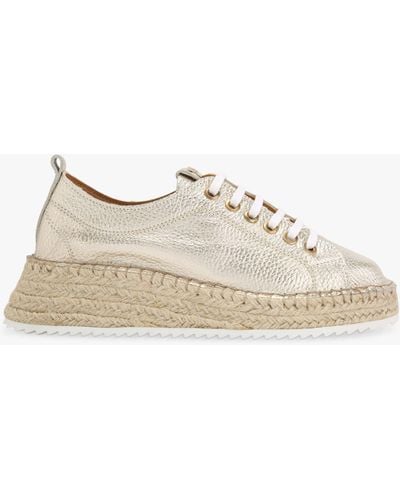 KG by Kurt Geiger Louise Espadrille Trainers - Natural
