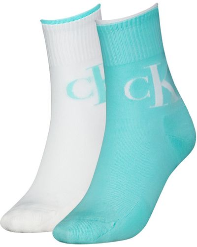 Calvin Klein Logo Socks - Blue