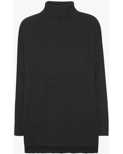 A-View Alvena Knitted Roll Neck Jumper - Black
