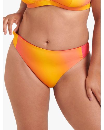Sloggi Shore Fornillo Reversible Bikini Bottoms - Orange