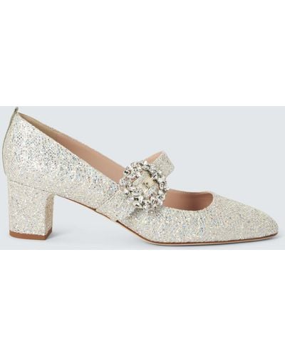 SJP by Sarah Jessica Parker Cosette Mary Jane Court Shoes - White