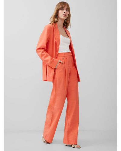 French Connection Alania City Trousers - Red