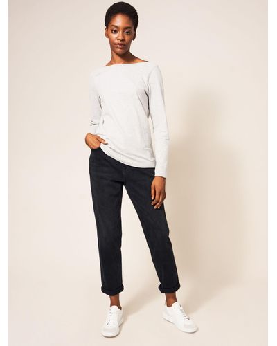 White Stuff Katy Relaxed Slim Jeans - White