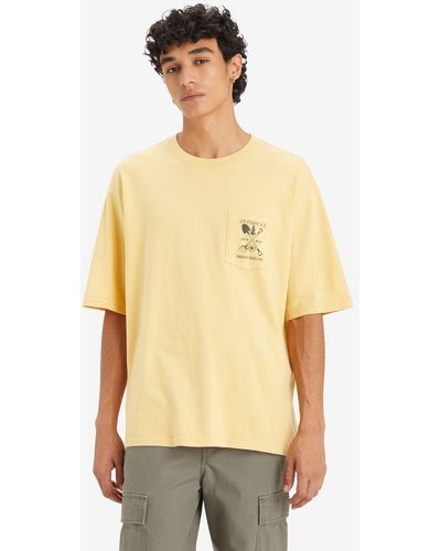 Levi's Short Sleeve Workwear T-shirt - Yellow