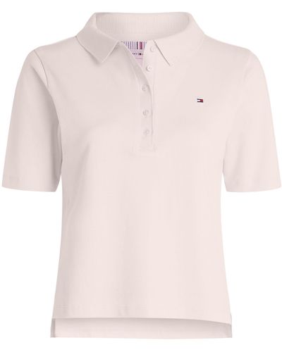 Tommy Hilfiger Short Sleeve Polo T-shirt - Pink