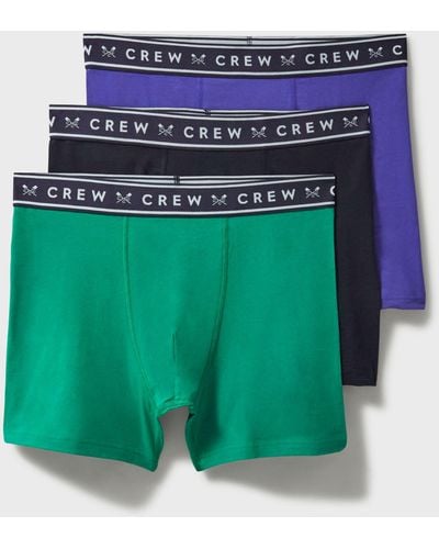 Crew Jersey Boxers - Green
