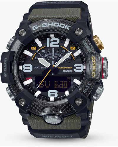 G-Shock Master Of G Mudmaster Bluetooth Day Resin Strap Watch - Black