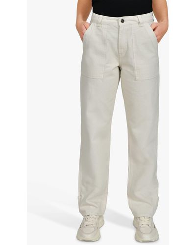 Sisters Point Otila Relaxed Fit Jeans - Grey