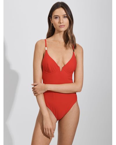 Reiss Amber Underwired Tie Back Swimsuit