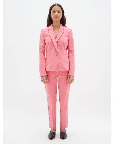 Inwear Zella Flat Suit Trousers - Pink