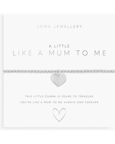 Joma Jewellery 'like A Mum To Me' Bracelet - Natural