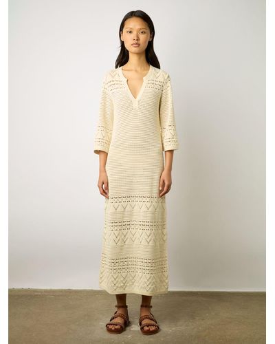 Gerard Darel Emanuela Crochet Maxi Dress - Natural