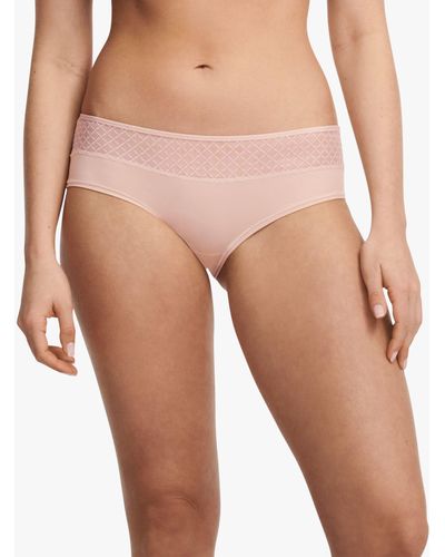 Chantelle Norah Chic Soft Feel Shorty Knickers - Pink
