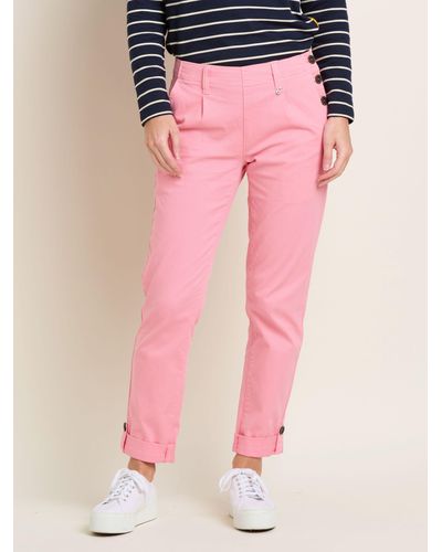Brakeburn Button Side Trousers - Pink