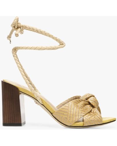 Sam Edelman Bodhi Knot Detail Sandals - Metallic