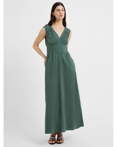 Great Plains Sienna Organic Cotton Maxi Dress - Green