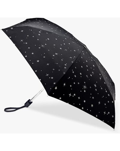 Fulton Tiny 2 Glitter Stars Umbrella - Black