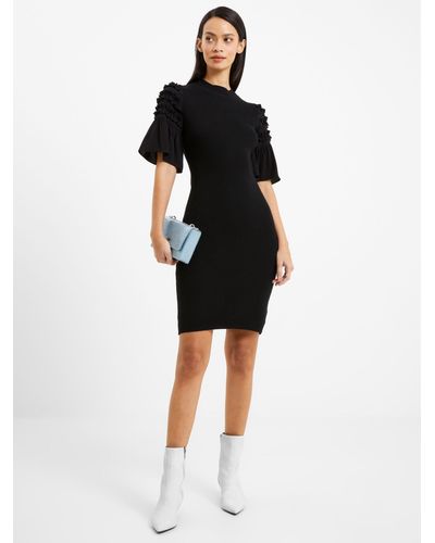 French Connection Krista Mini Dress - Black