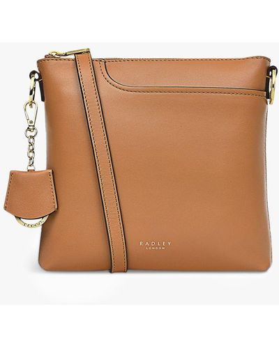 Radley Pockets 2.0 Small Leather Cross Body Bag - Brown