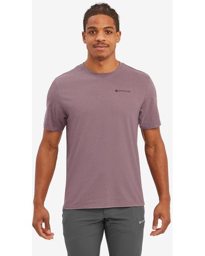 MONTANÉ Organic Cotton The Wear Repair T-shirt - Purple